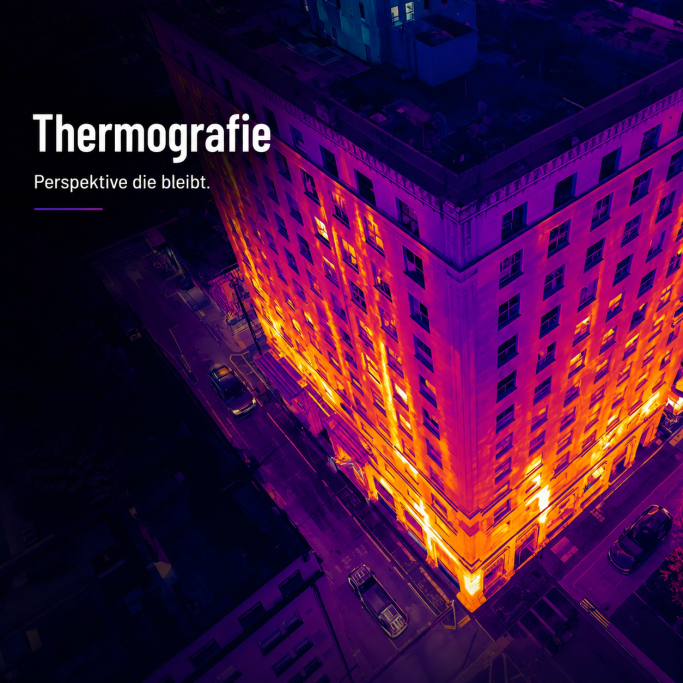 Thermografie eines Gebäude